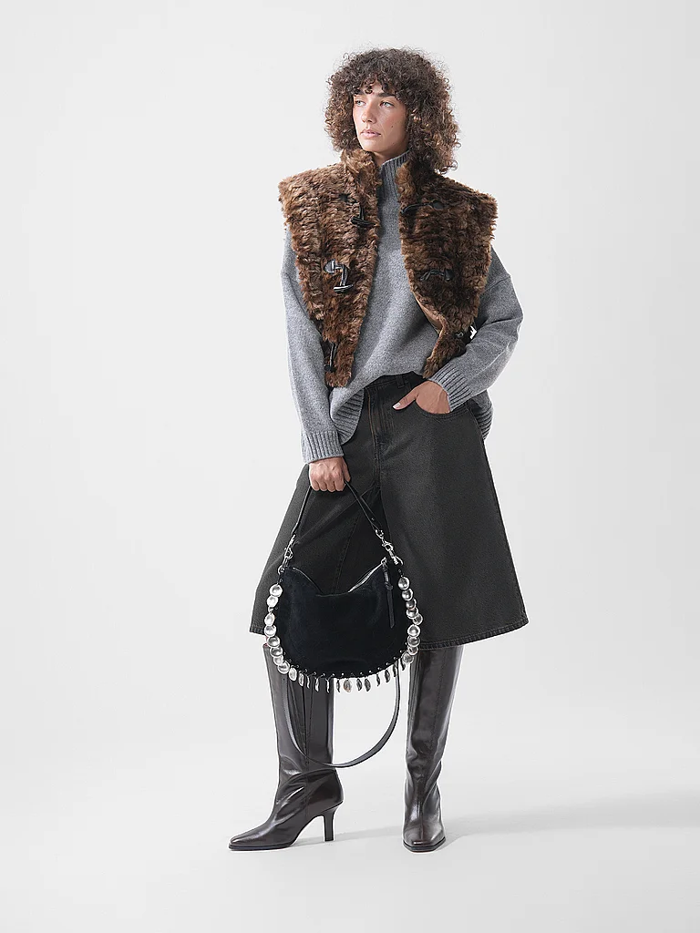ISABEL MARANT Borsa in pelle - Borsa a mano OSKAN nero